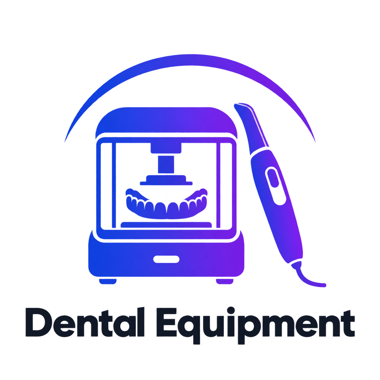 Dental Equipment logo — dental printer and intraoral scanner